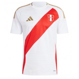 Fotbalové Dres Peru Domácí Oblečení Copa America 2024 Krátký Rukáv